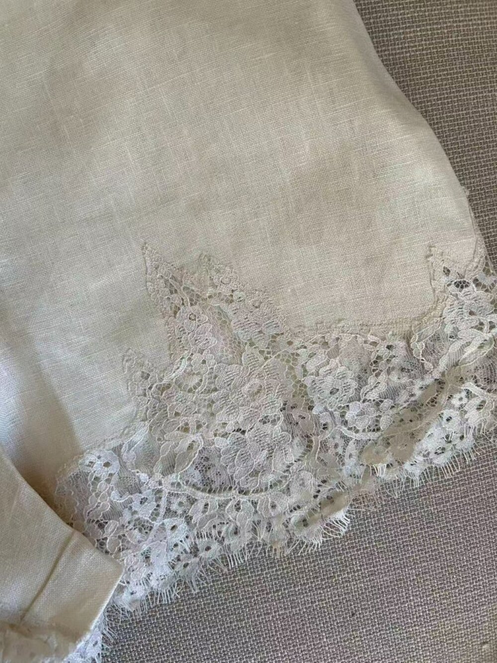 BEST Reformation Fern Linen Short Small Sugar Cream Lace French Causal - Picture 5 of 9